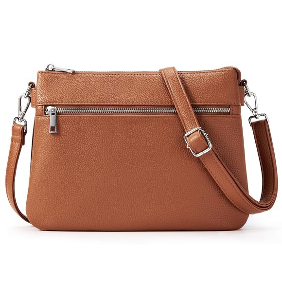 Kalidi Crossbody Bag Vegan Leather Casual Zier Work Bag Weekender Hobo :[ - Picture 1 of 7
